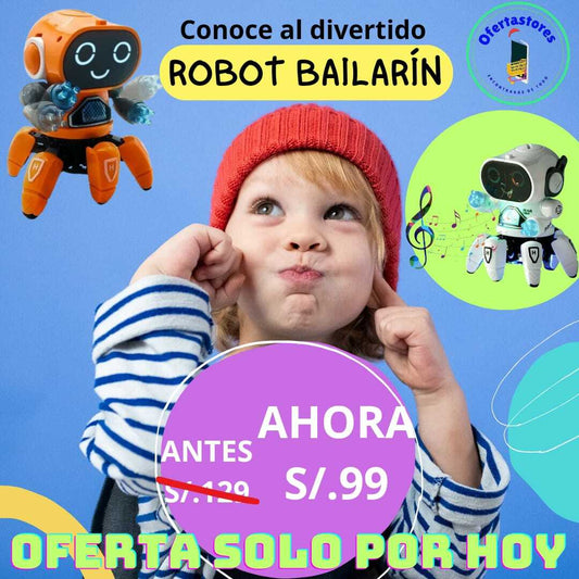 🤖 ROTIN EL ROBOT BAILARIN PARA TUS 🧒🏻 👧🏼 EL MEJOR REGALO DE NAVIDAD 🎅🏻